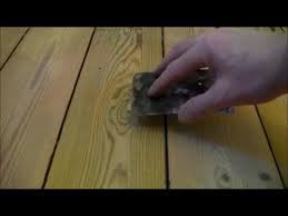 wood floor after sanding