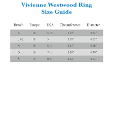 Vivienne Westwood Ring Size Chart Best Picture Of Chart