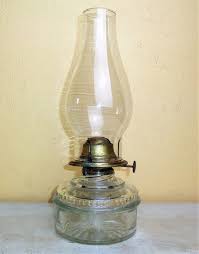 lamps non electric clear glass chimney