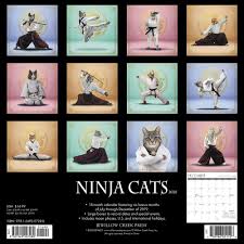 This page contains a national calendar of all 2020 public holidays. Ninja Cats Wall Calendar Calendars Com