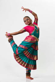 full length of dancer practicing kathak