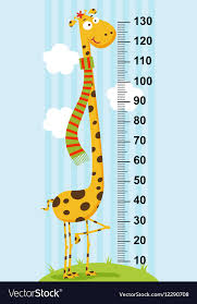 Long Neck Giraffe Height Measure