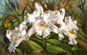 Beautiful Orchid Oil Paintings Fine