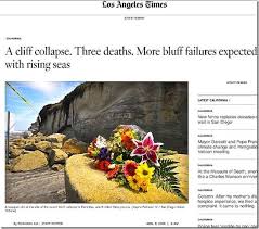 L A Times Hypes Coastal Cliff Erosion 9 Centuries Into
