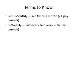 Semi Monthly Pay Under Fontanacountryinn Com