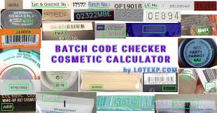 cosmetic calculator batch code
