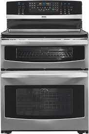 electric dual oven range by kenmore elite