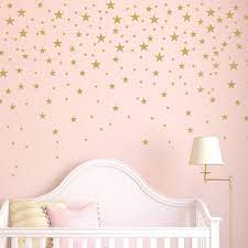 Gold Stars Wall Decals Pack L And