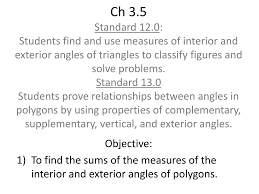 exterior angles of polygons