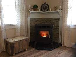 Pellet Stove Corner Fireplace Corner