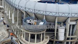 The complex surrounding the stadium itself will also receive an upgrade, including restaurants, a shopping center. Real Madrid The New Bernabeu Is Taking Shape As Com