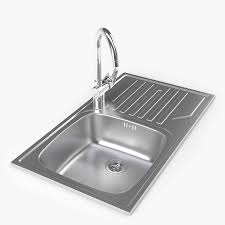 dorado kitchen metal sink with faucet