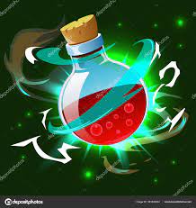 magic potion poison bottle composition