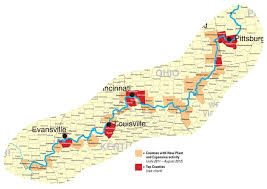 Ohio River Corridor The Pittsburgh Cincinnati And