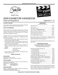2009 Exhibitor Handbook Eastern Idaho