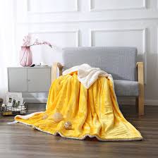 plush throw polar fleece sherpa blanket