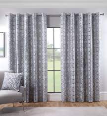 fully lined ready made eyelet curtains