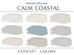 Calm Coastal Whole House Color Palette