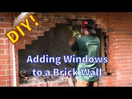 How To Add Windows To A Brick Wall