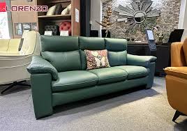 dante 5862 3 seater leather sofa lorenzo