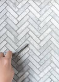 If your tile color is light and you choose a dark color of grout, you are opting for a contrasting color design. How We Choose Grout For Tile Room For Tuesday
