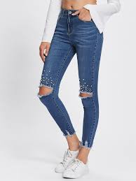 jeans rotos en las rodillas seven