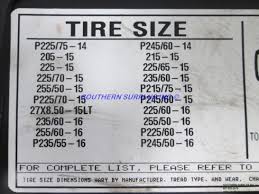 Security Chain Company Tire Size Chart Scc Ch 2612 T Radial