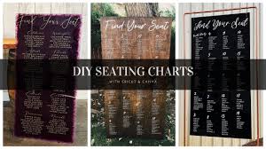 diy seating charts acrylic wood