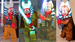 The Evolution of Shaak Ti in LEGO Star Wars Games - YouTube