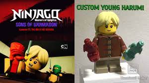 How to Make A Custom LEGO Young Harumi From Ninjago - YouTube