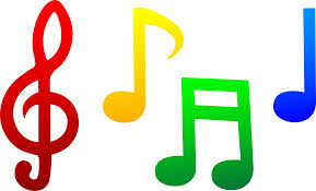 Image result for music notes colourful