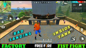 Drive vehicles to explore the vast map, hide in wild, or become invisible by proning under grass or rifts. Free Fire Factory Glitch Fight Booyah 16 Ff Fist Fight On Factory Roof Garena Free Fire Insi Youtube
