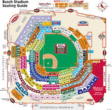 busch stadium seat map st louis