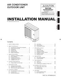 1) for free in pdf. Fujitsu Aou48rlxfz1 Installation Manual Pdf Download Manualslib