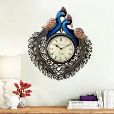 Wall Peacock Clock