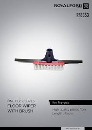 royalford floor wiper with brush