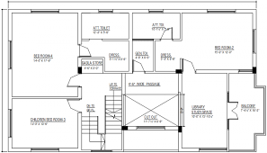 House Architecture Layout Plan With