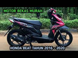 harga motor honda beat fi bekas tahun