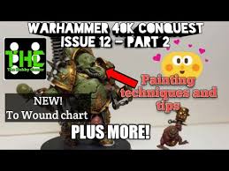 Painting Your Blightspawn To Wound Chart Rules Warhammer 40k Conquest Issue 12 Part 2