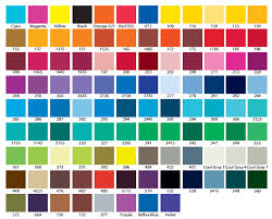 Atac Sportswear Color Chart