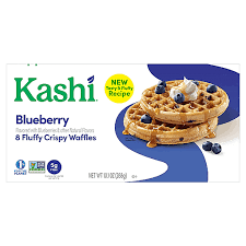 kashi waffles blueberry vegan non