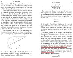 Curvature And Refraction In Surveying And Leveling Through