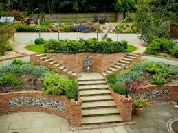 Steeply Sloping Garden Design The