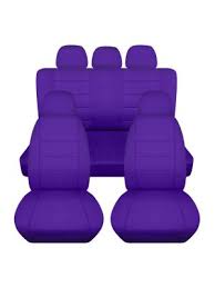 Solid Purple Car Seat Covers