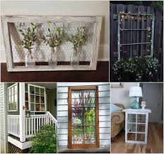 diy ideas to decorate with old window