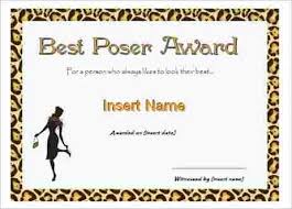 Funny Award Certificate Ideas Funny Certificate Templates For