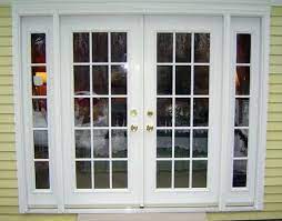 Fabricated Brown French Doors For Home