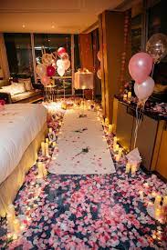 romantic room surprise birthday