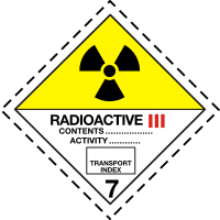 Hazmat Class 7 Radioactive Substances Wikiwand
