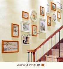 15pcs Wooden Collage Staircase Wall Art